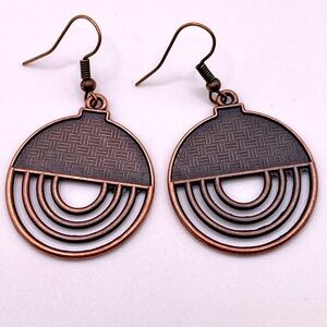 Elegant Copper Earrings